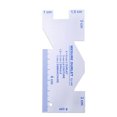thumbnail image 1 of Advancent DIY costura regla aleación de aluminio costura tejer acolchado confección herramienta de calibre de medición Type7 NO7, 1 of 5