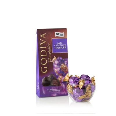 Dark Chocolate Truffles, Wrapped, Set of 36 by