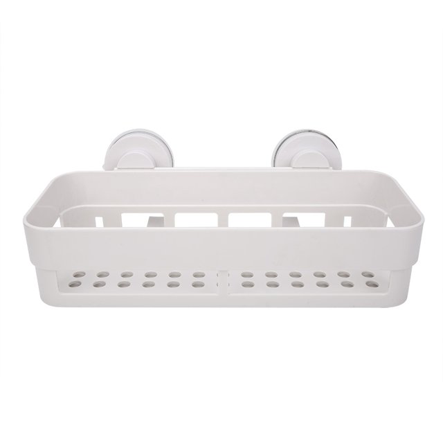 Estante de baño para colgar en la pared, cesta de almacenamiento con ventosa sin perforaciones, estante de almacenamiento para cocina y baño