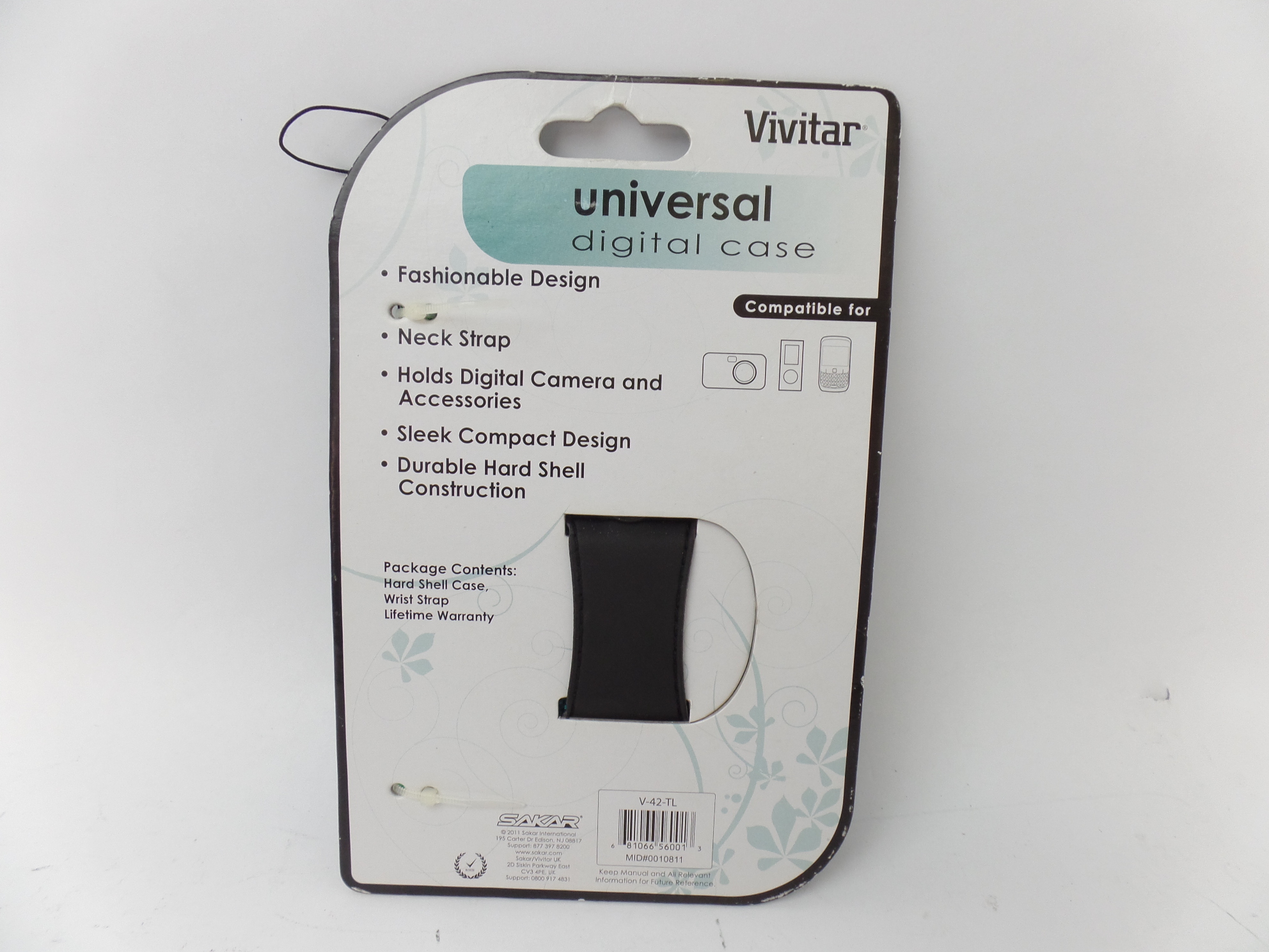 Vivitar Universal Hard Case for Digital Camera MP3 MP4 Player iPod w Wrist Strap - image 3 of 3