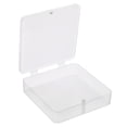 thumbnail image 1 of Caja de almacenamiento cuadrada de plástico transparente de 120x30mm con tapa, paquete de 4, 1 of 5