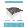 thumbnail image 5 of Retro Boho Twin XL Size Down Alternative Comforter,Lightweight Comforter Quilt Bedding Set with Pillow Shams Rustic Flowers Modern Geometric Abstract Art Bed Comforter Duvet Insert 68"x98", 5 of 7