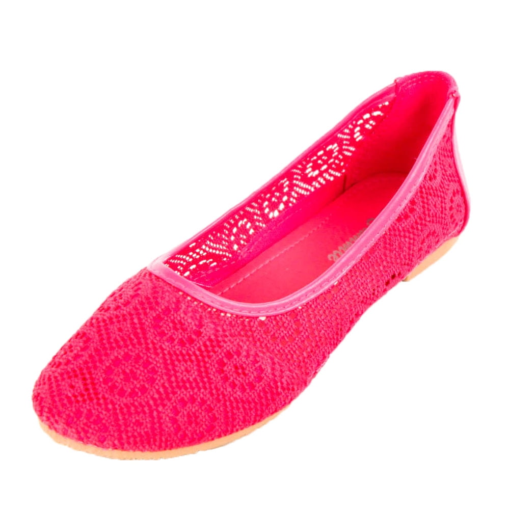 faded glory women's crochet casual flat