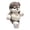J, variant on Cute Kawaii Animal Stuffed Plush Toy, Soft Fluffy Panda Pig Sheep Husky Wild Boar Plushies, Adorable Cuddly Animal Plush Doll for Birthday Christmas Gift Bedroom Decor,B