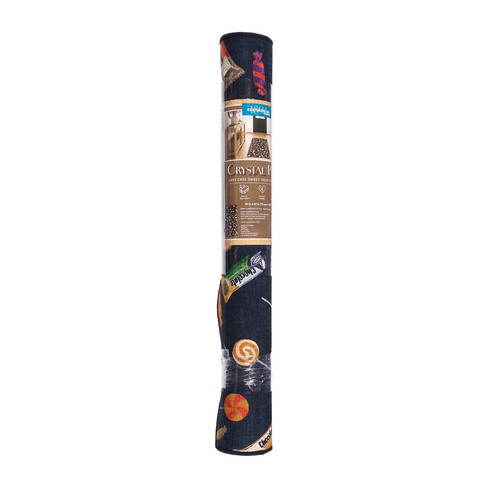 Halloween Treats Printed Runner, 30"x47", Polyester pile