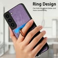 thumbnail image 5 of for Samsung Galaxy S22 Plus Wallet Case with Detachable Card Holder & 360° Rotation Finger Ring Holder Stand, Shockproof PU Leather Phone case with Card Slot for Men Women for S22 Plus, Purple, 5 of 11