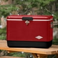 thumbnail image 6 of Coleman Vintage 54-Quart Steel Belted Cooler, Red, 6 of 6
