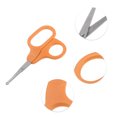 thumbnail image 3 of Unique Bargains 1 Pc Portable Long Handle Nail Scissors Toenail Clippers for Child 4.49"x2.28" Orange, 3 of 6