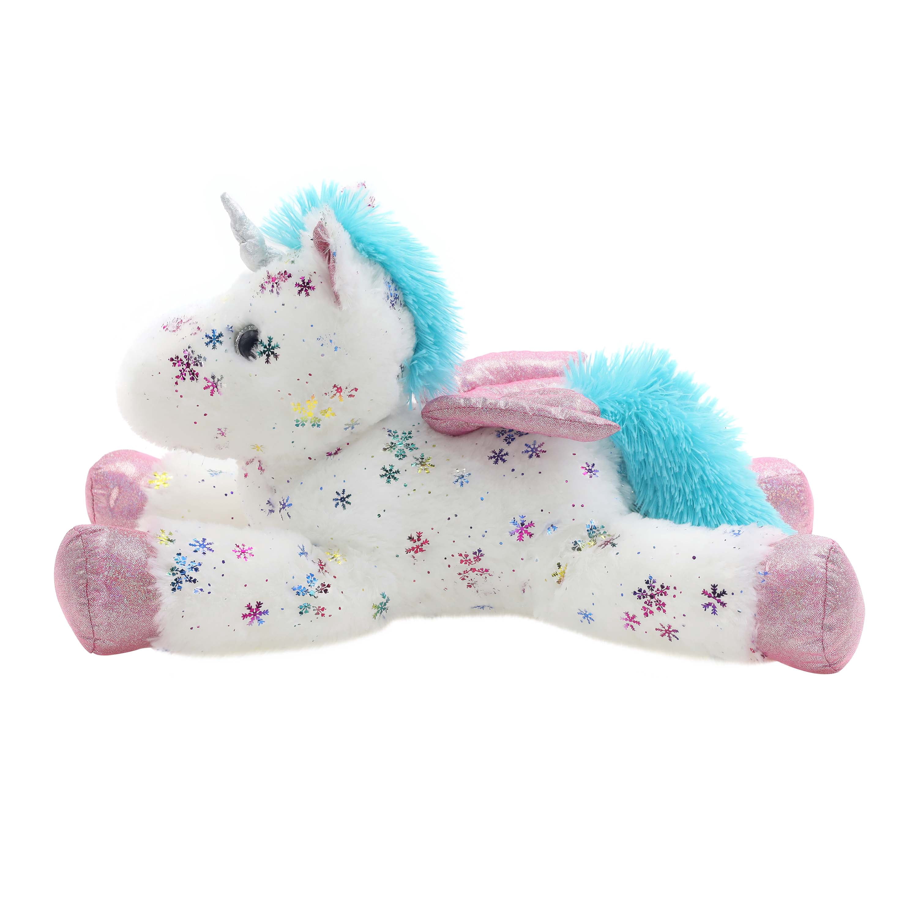 Floppy Snowflake Pegasus Christmas Plush, White, 10", by Holiday Time