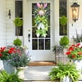 thumbnail image 4 of HJuyYuah Easter Bunny Wreath 24 Inch - Artificial Plant Themed Door Hanger for Front Door Outdoor Wall Decor and Scene Props, 4 of 7