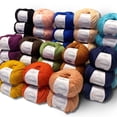 thumbnail image 4 of Troyarn Wool 125 (2- Skeins Pack) 100% Superwash Merino Fine Wool Light Worsted Weight #3 Soft Knitting and Crochet Yarn for Crocheting and Knitting (2 x 1.76 oz) / (2 x 125 Yds) (10910 - Terra), 4 of 8