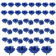 thumbnail image 3 of 50 rosas artificiales, 3 cm de , decoracion la boda, marino, 3 of 5