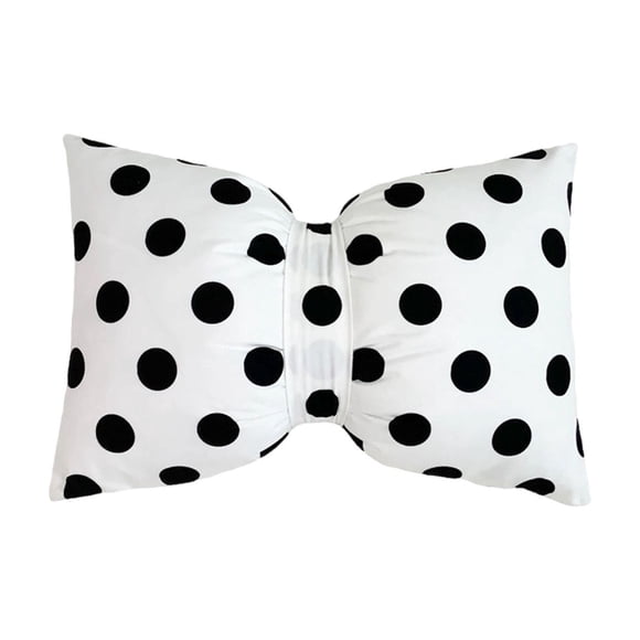 Dvumao Home Decor, Stripe Bow Decorative Throw Pillow 50x33cm Soft Velvet Lumbar Pillow For Couch Bed Sofa Home Decor Pillow, Party Favors