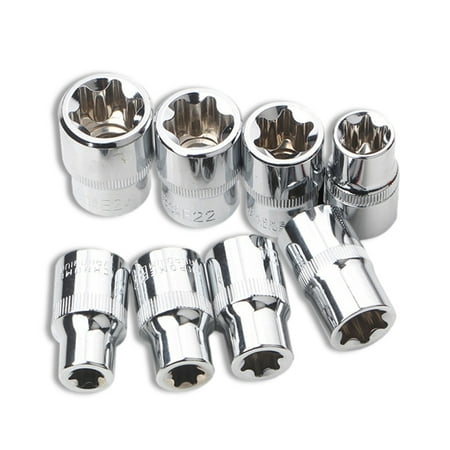 

1111Fourone 14 Pieces Female External Sockets Impact Screwdriver Replacement Bit Assortment Universal Workshop
