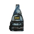 thumbnail image 1 of Sac de Poitrine Camouflage Grande Capacité Sac Bandoulière à Multiples Poches pour Camping Randonnée, 1 of 6