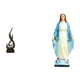 thumbnail image 1 of Estatua abstracta de resina con forma de llama, escultura de arte moderno, figura religiosa, recuerdo católico para sala de estar, dormitorio, oficina, 1 of 8