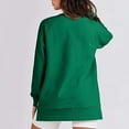 thumbnail image 6 of Jiyugala Sweatshirt for Women Sweatshirts Long Sleeve Tunic Tops Crew Neck Soft Pullover With Side Zipper Shirt Clothes 2023, 6 of 6