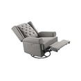 thumbnail image 5 of Westwood Design Amelia Traditional Fabric USB Glider and Recliner in Charcoal, 5 of 6