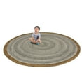 thumbnail image 2 of Feeling Natural 7'7" Round area rug in color Stone, 2 of 4