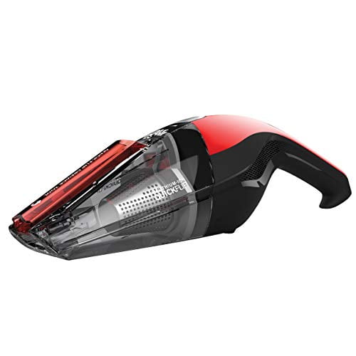 Dirt Devil Cordless Handheld Vacuum Cleaner, Quick Flip 8V Lithium Battery Operated, Small Lightweigtht Hand Vac, Red, BD30010