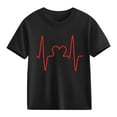 thumbnail image 1 of hengsof T-shirt Imprimé à Manches Courtes pour Enfants, 1 of 8