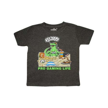 

Inktastic Pro Gaming Life Dino Gift Toddler Boy or Toddler Girl T-Shirt