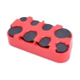 thumbnail image 3 of Caja de almacenamiento compacta rectangular con múltiples compartimentos para regalos. Rojo, 3 of 9