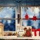thumbnail image 3 of Casa De Navidad Tablones De Madera Letreros Decorativos Ecológico Papá Noel Arte De La Pared Decoración Fácil De Instalar Decoración De La Pared Colgante De Alta Durable Methold HA027636-01, 3 of 7