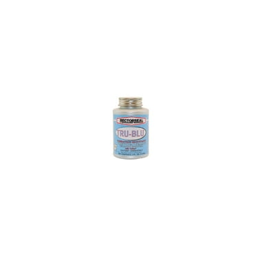 RectorSeal Tru-Blu 31631 Pipe Sealant, 4 oz, Can, Blue, Paste