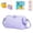 Purple, variant on Waterproof Silicone Bag for Beach Pool Travel, Leakproof & Durable Lightweight Travel Pouch, Easy to Clean, Summer Handheld Storage Bag Washable for Beach Hiking Camping,Yellow