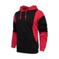thumbnail image 4 of Sudadera con capucha para hombre, manga larga, bolsillo, cordón, dobladillo elástico, corte informal, sudadera para hombre para deporte, 4 of 6