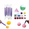 thumbnail image 1 of Dosificador y ESTILETES PASCUA  para pasta de Foamy Moldeable color morado, 1 of 3