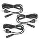 thumbnail image 1 of Cable de alimentación AC de 6 pies, paquete de 3 para computadora de escritorio y monitor, 1 of 2