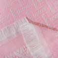 thumbnail image 4 of Rectangle Tablecloth, Washable Cotton Linen Table Cloth Wrinkle Free Tassel Decoration for Outdoor Coffee Table, Kitchen, Dining, Tabletop Decoration (Pink,130*180cm), 4 of 5