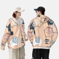 thumbnail image 5 of Picia Cute Ink Drawn Elephants Women's Men's UPF 50+ Sun Protection Hoodie Shirt Long Sleeve SPF Fishing Outdoor UV Hiking Lightweight Shirts-Medium, 5 of 9