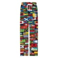 thumbnail image 4 of Flags of All Countries of The World Women's Pajamas Pajama Pants Women's Sleepwear Lounge Sleep Bottoms Stretch with Pockets, 4 of 7