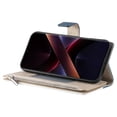thumbnail image 2 of Funda cartera GANGXUN para Xiaomi Redmi 15C , cuero PU con tarjetero, cremallera, correa de mano, soporte y protección 754°, 2 of 6