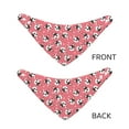 thumbnail image 5 of KLL French Bulldog Face Dog Bandanas,Triangle Reversible Pet Scarf for Small Medium Large and Extra Large Dogs-Large, 5 of 7