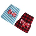thumbnail image 1 of a Hammock Walking Rope Blue Extra Small Glass Cage Dwarf Ferret Russian Outfits Small Animals Traction Rope Chest Strap Red Grid Blue Stripes 2 Pieces, 1 of 7