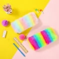 thumbnail image 5 of OAVQHLG3B Women Student Faux Zipper Clutch Bag Makeup Cosmetic Pouch Pen Bag Pencil Case, 5 of 6