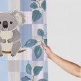 thumbnail image 3 of BCIIG Koala Bear Leaves Bathroom Shower Curtain Set with Hooks 60"x72, 3 of 7