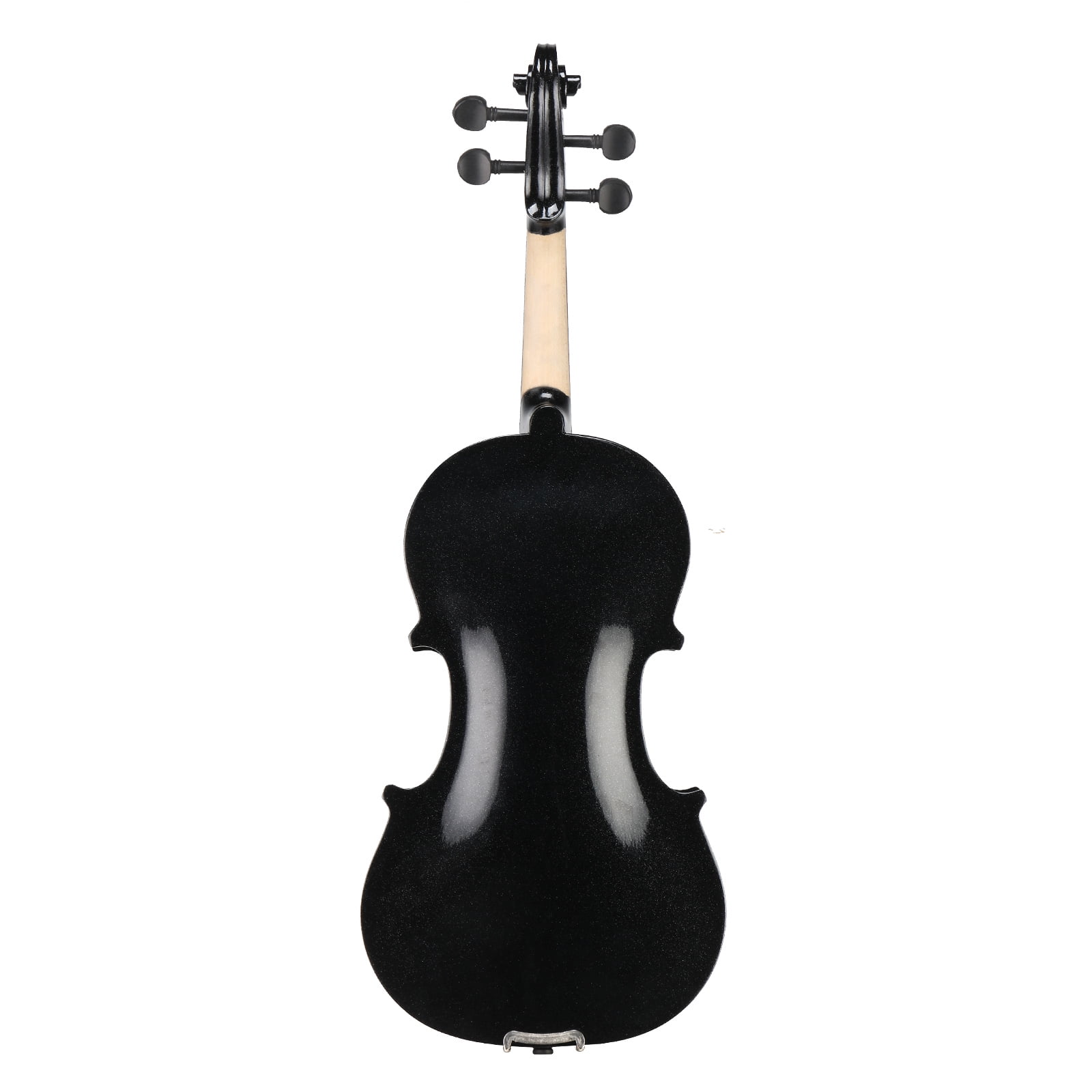 Ktaxon 4/4 Natural Wood Violin Kit for Beginners, Student, with Case, Rosin, Shoulder Rest, Bow, Strings, Black