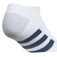thumbnail image 3 of Boys adidas 6-pk. No-Show Socks Color: White Size: 9-11, 3 of 4