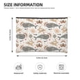 thumbnail image 2 of Sigee Ramadan Whale for Multipurpose Zipper Pouch Paper Reusable Cosmetic bag for Purse Water Resistant Gift, 2 of 8