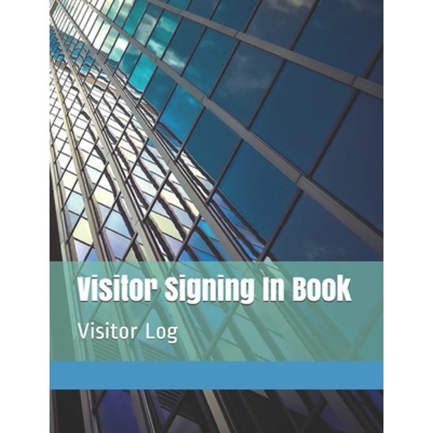 Visitor Signing In Book Visitor Log (Paperback)