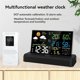 thumbnail image 2 of VA Color Screen Digital Weather Station Forecast Weather Station Radio Clock Home Hygrothermograph EU Plug A, 2 of 5