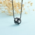 thumbnail image 5 of Pet Cremation Jewelry for Ashes Paw Print Urn Necklace for Ashes for Women Men Ball Cat Dog Memorial Ashes Locket, 5 of 7