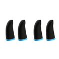 thumbnail image 4 of maskred 2 Pcs Gaming Sweat-proof Gloves Touch Screen Sleeves Breathable Non-scratch Fingertips Cover Portable for Smartphone Black Blue 2Set, 4 of 6