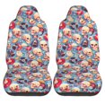 thumbnail image 2 of Fotbe music Skull record Retro Pattern Automotive Seat Covers for Cars Trucks and SUVs – Car Seat Covers for Front Seats,Protective Seat Covers,Vehicle Seat Covers, Set of 2, 2 of 9