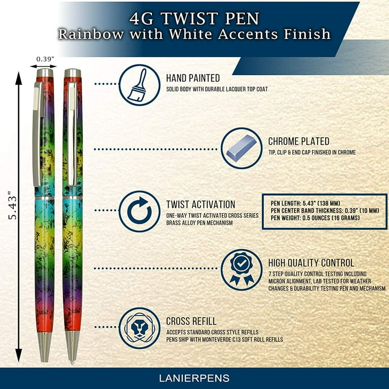 Origin-Joy Tactical Pen Set – Tungsten Steel & Aluminum, 5 Pens + 20 Refills, Glass Breaker, EDC & Self-Defense